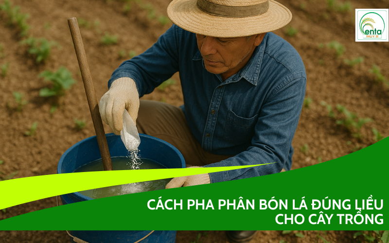 cách pha phân bón lá đúng liều