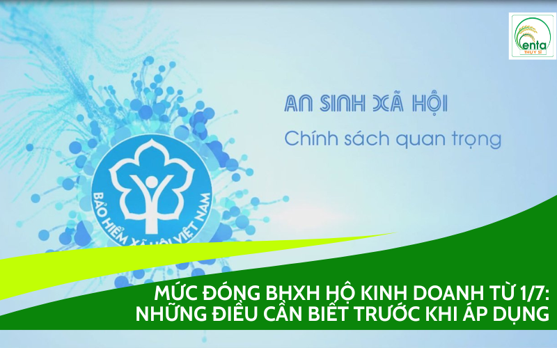 mức đóng BHXH hộ kinh doanh
