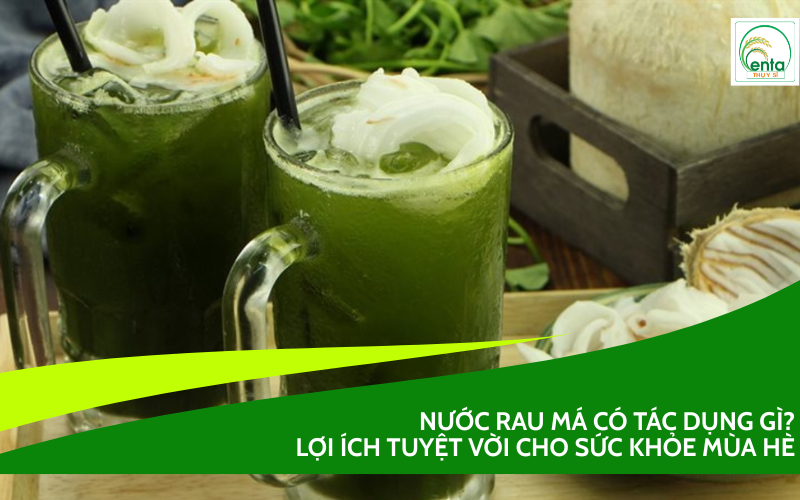 nước rau má có tác dụng gì