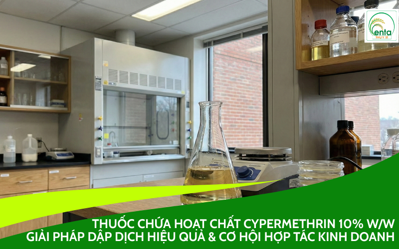 Thuốc chứa hoạt chất Cypermethrin 10% w/w