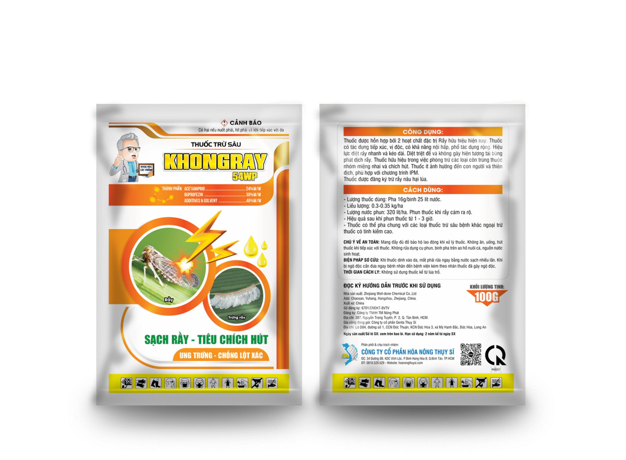 Thuốc Chứa Hoạt Chất Acetamiprid 24% + Buprofezin 30%