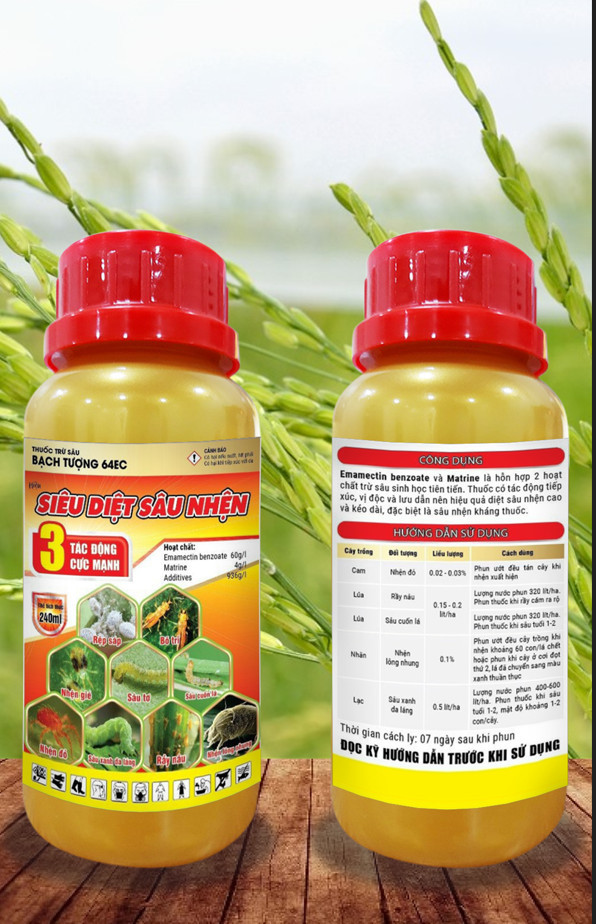 Emamectin benzoate 60g/l + Matrine 4g/l