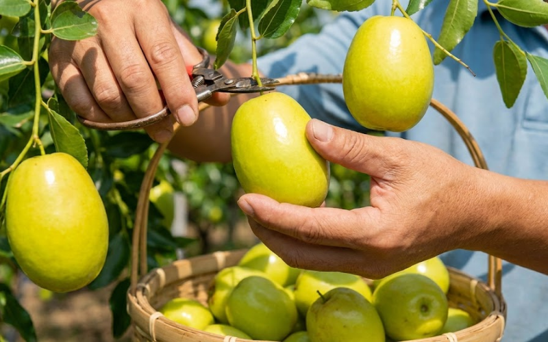 trồng táo Đài Loan