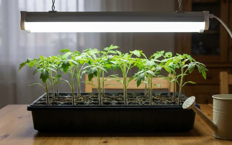 trồng cà chua trong nhà phố