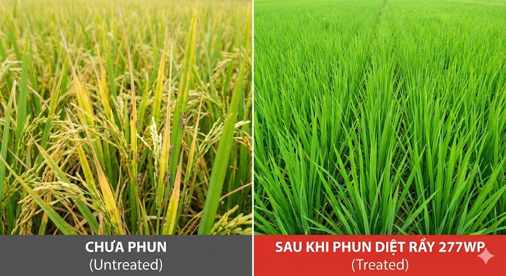 Thuốc Chứa Hoạt Chất Acetamiprid 77g/kg + Metolcarb 200g/kg: