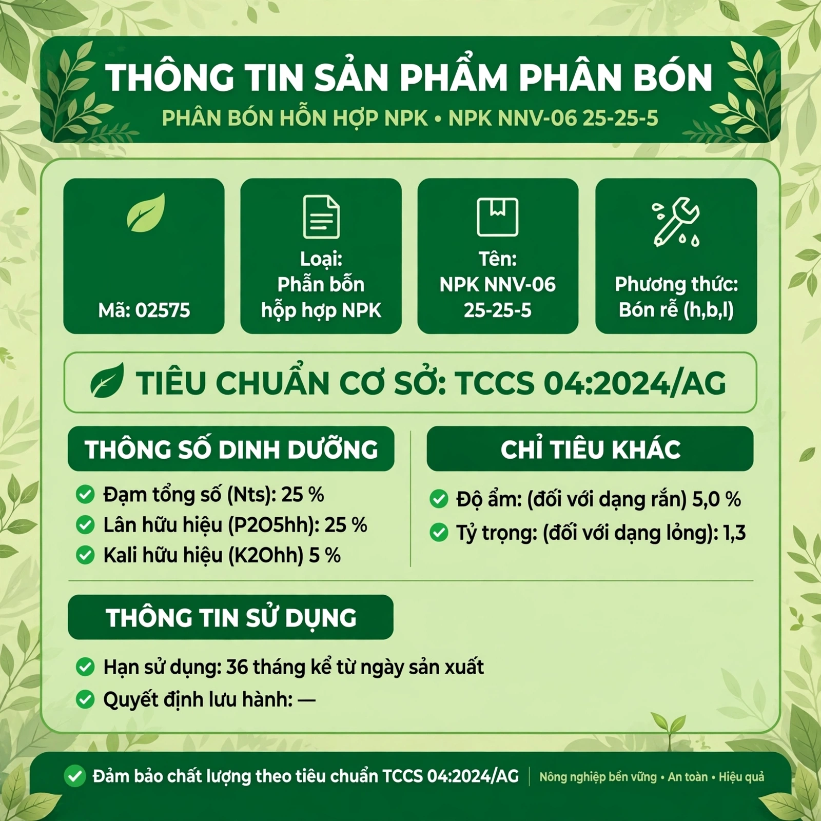 các loại phân bón NPK hỗn hợp bón rễ cho cây trồng