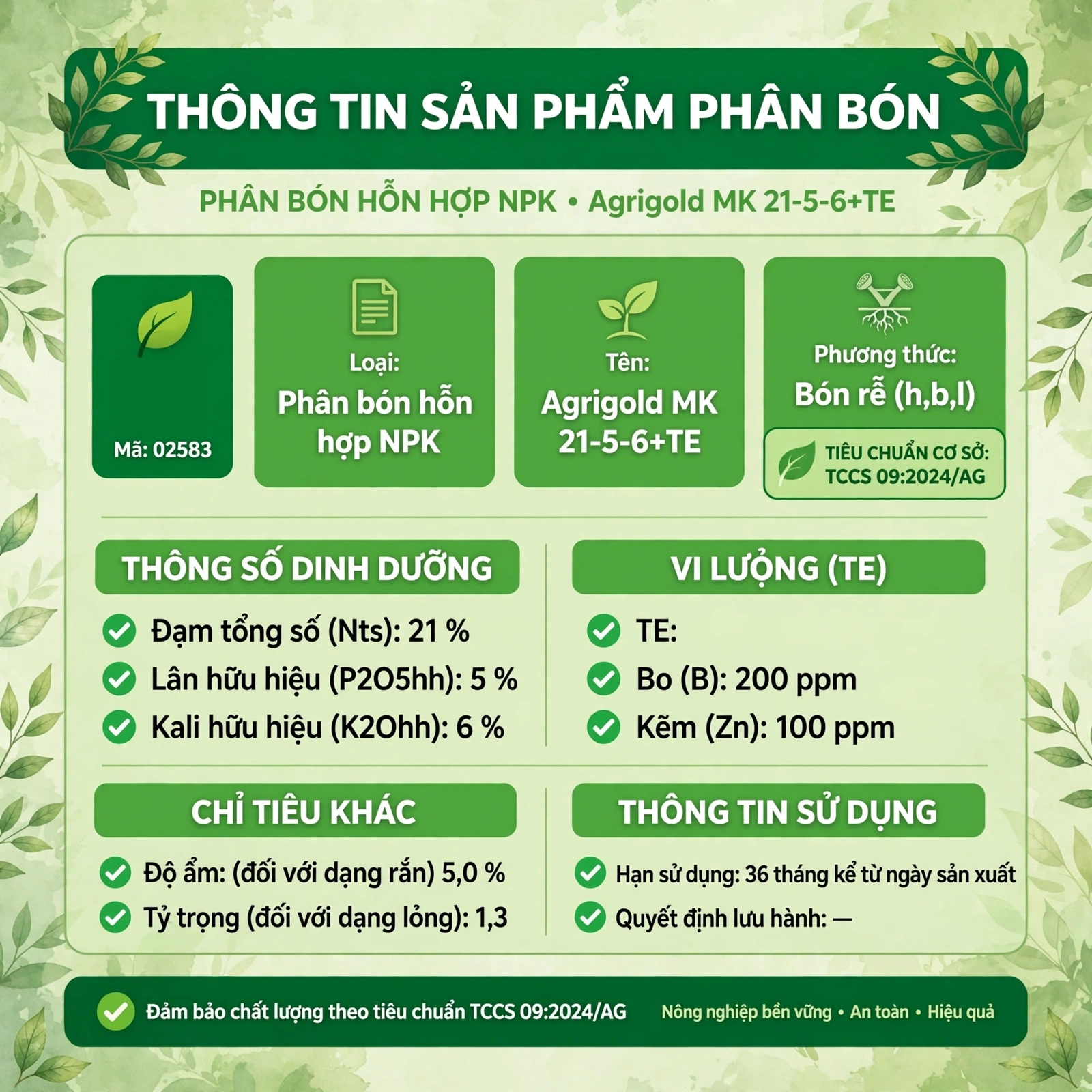 các loại phân bón NPK hỗn hợp bón rễ cho cây trồng