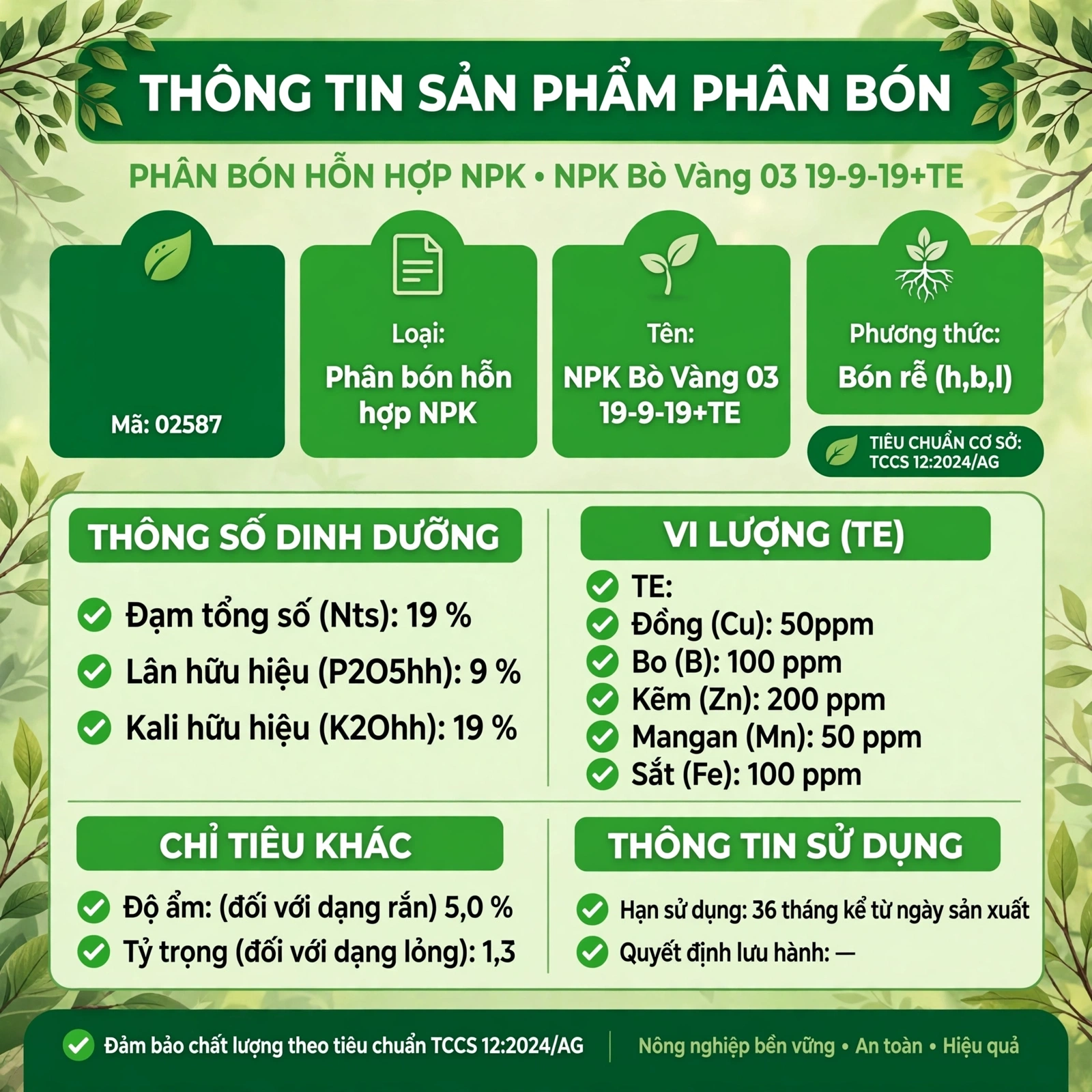 các loại phân bón NPK hỗn hợp bón rễ cho cây trồng