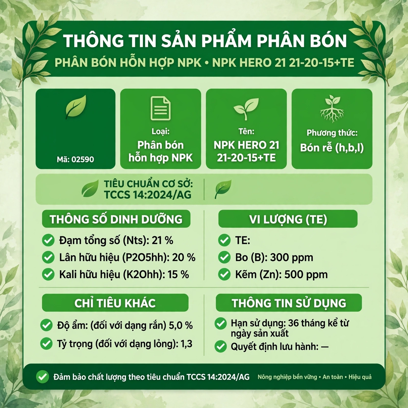 các loại phân bón NPK hỗn hợp bón rễ cho cây trồng