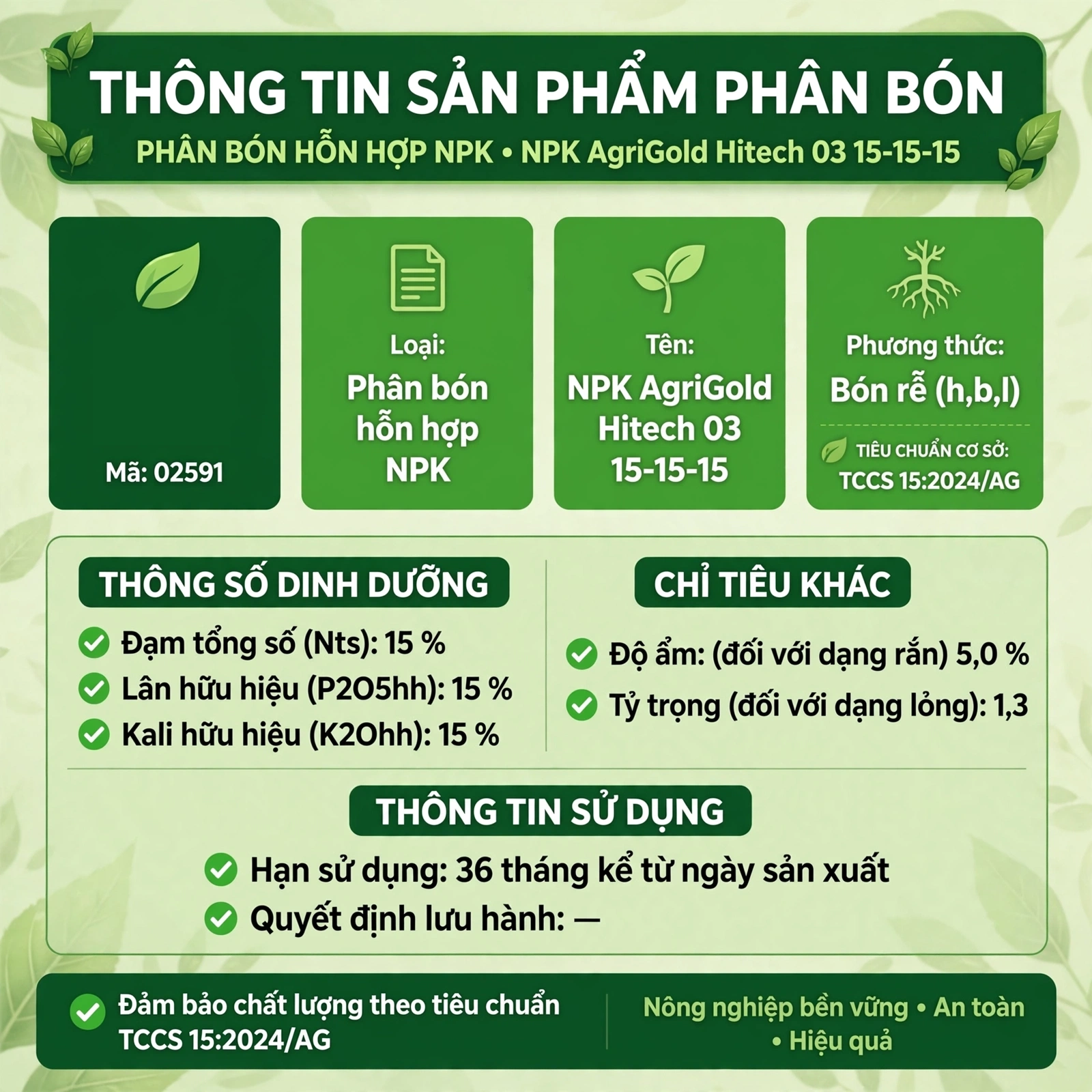phân bón NPK bổ sung vi lượng TE