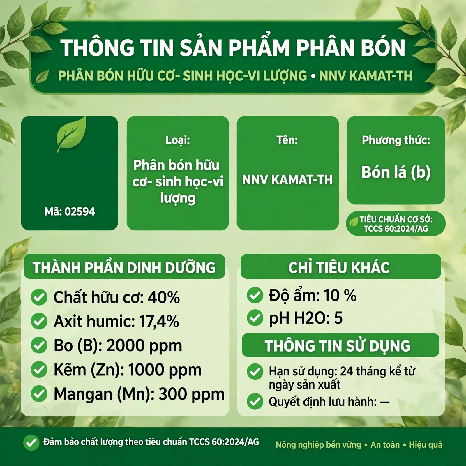 phân bón NPK bổ sung vi lượng TE