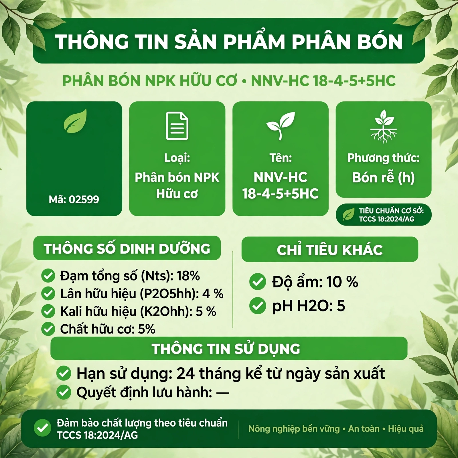 phân bón NPK bổ sung vi lượng TE