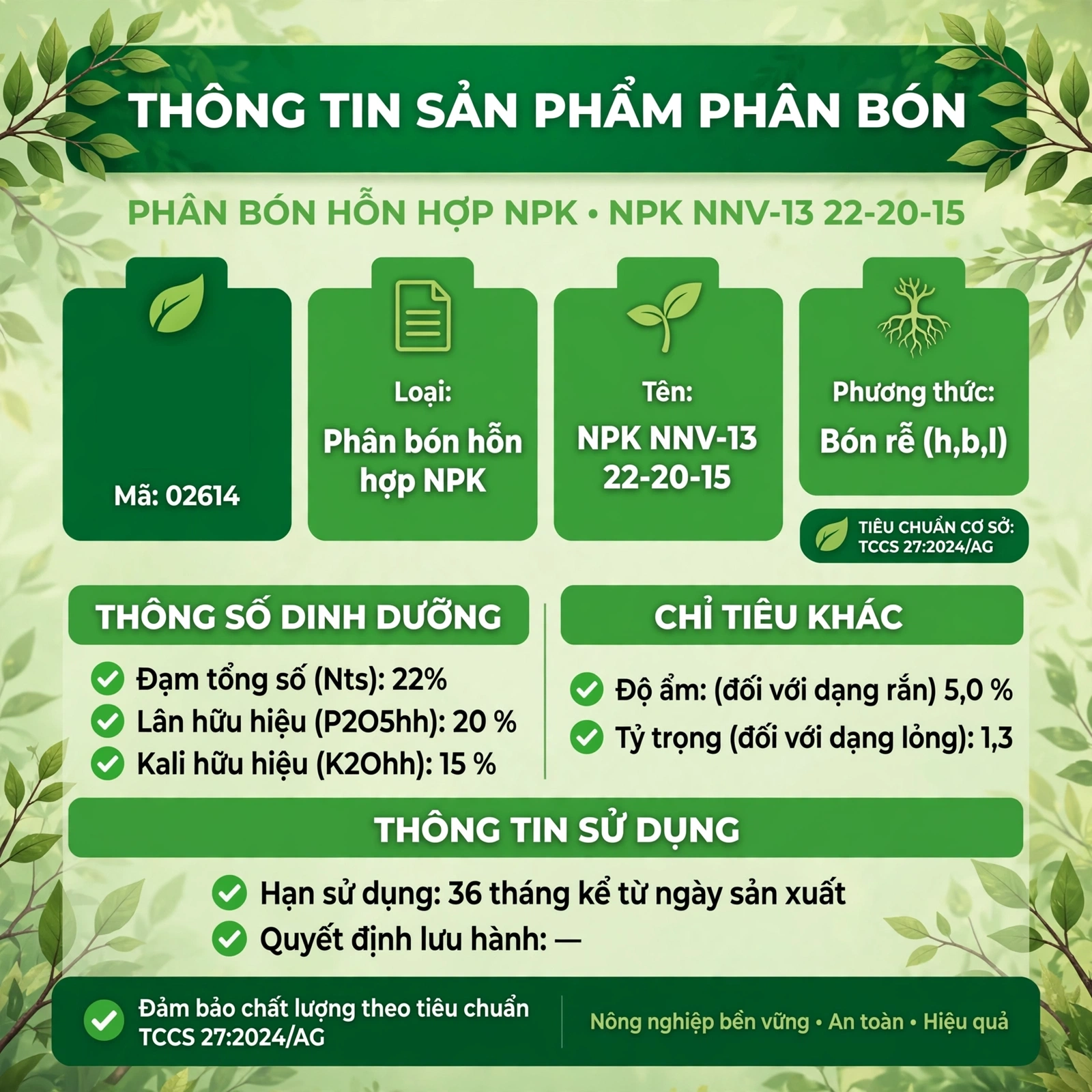 phân bón NPK bổ sung vi lượng TE