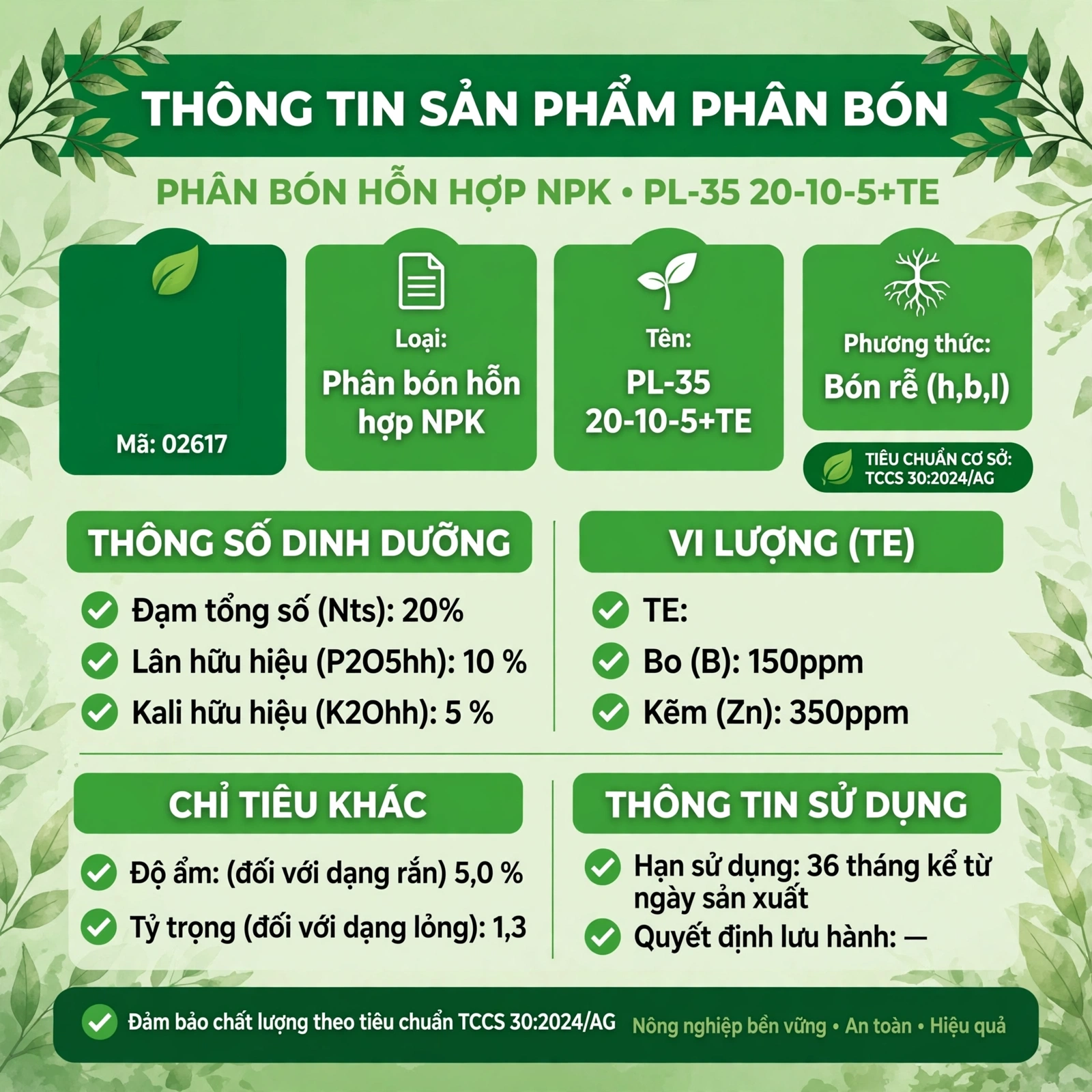 phân bón NP và PK chuyên dùng theo giai đoạn