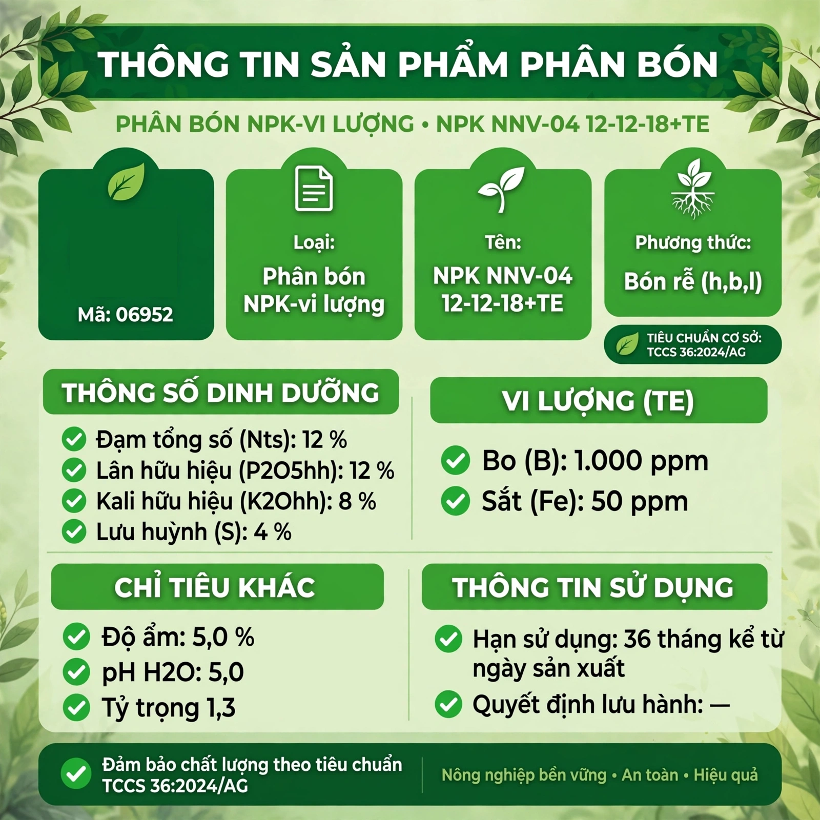 phân bón NP và PK chuyên dùng theo giai đoạn
