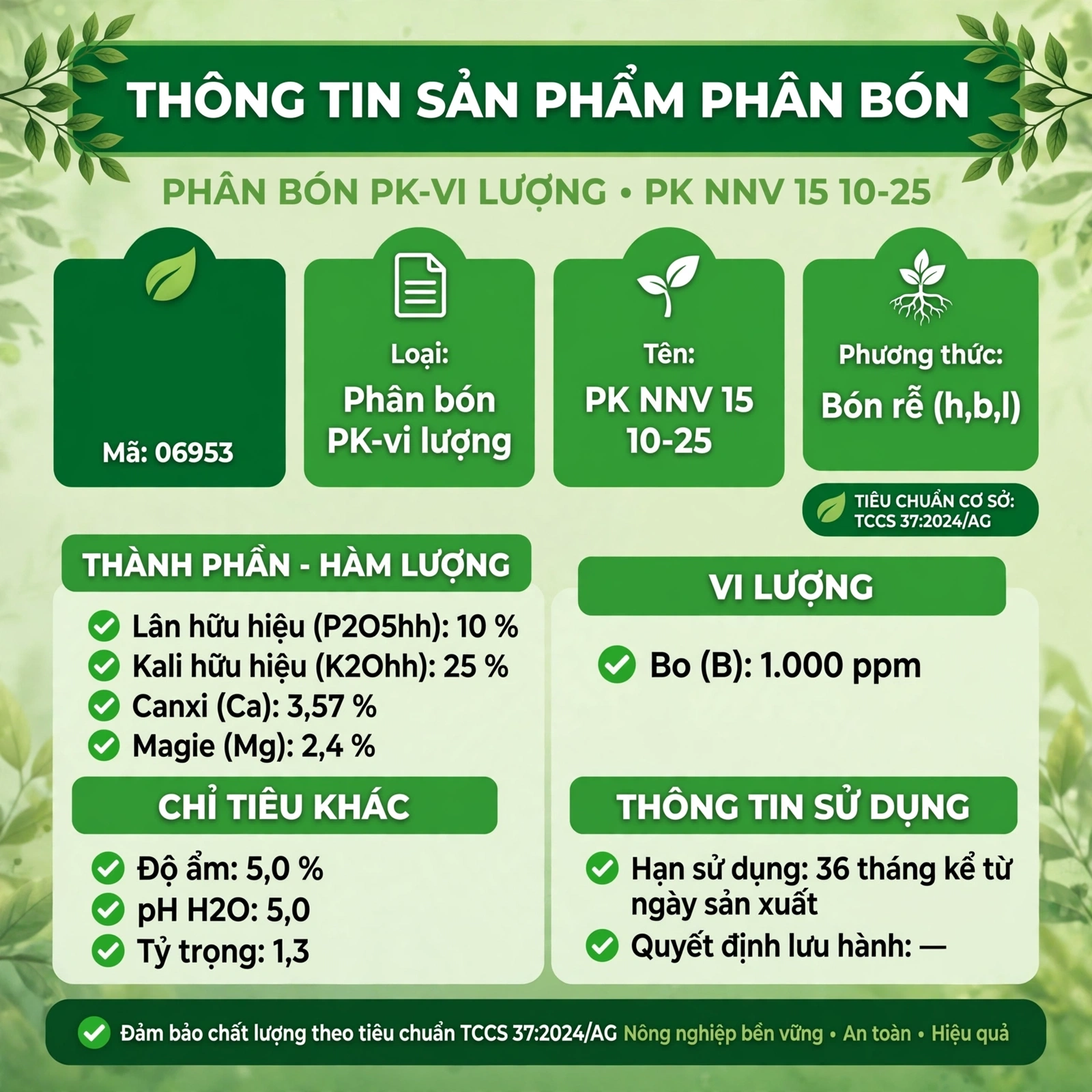 phân bón NP và PK chuyên dùng theo giai đoạn