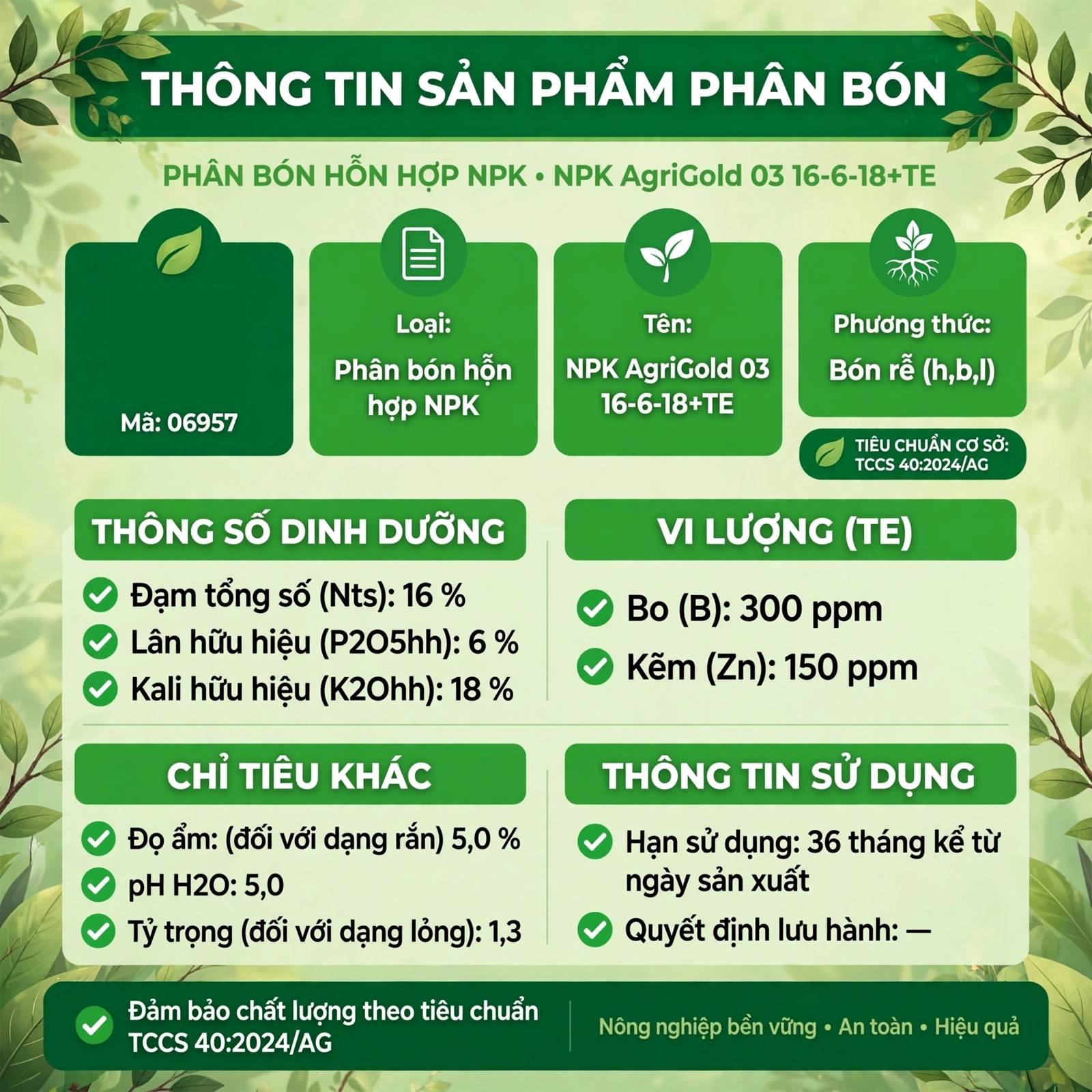 phân bón trung lượng canxi magie