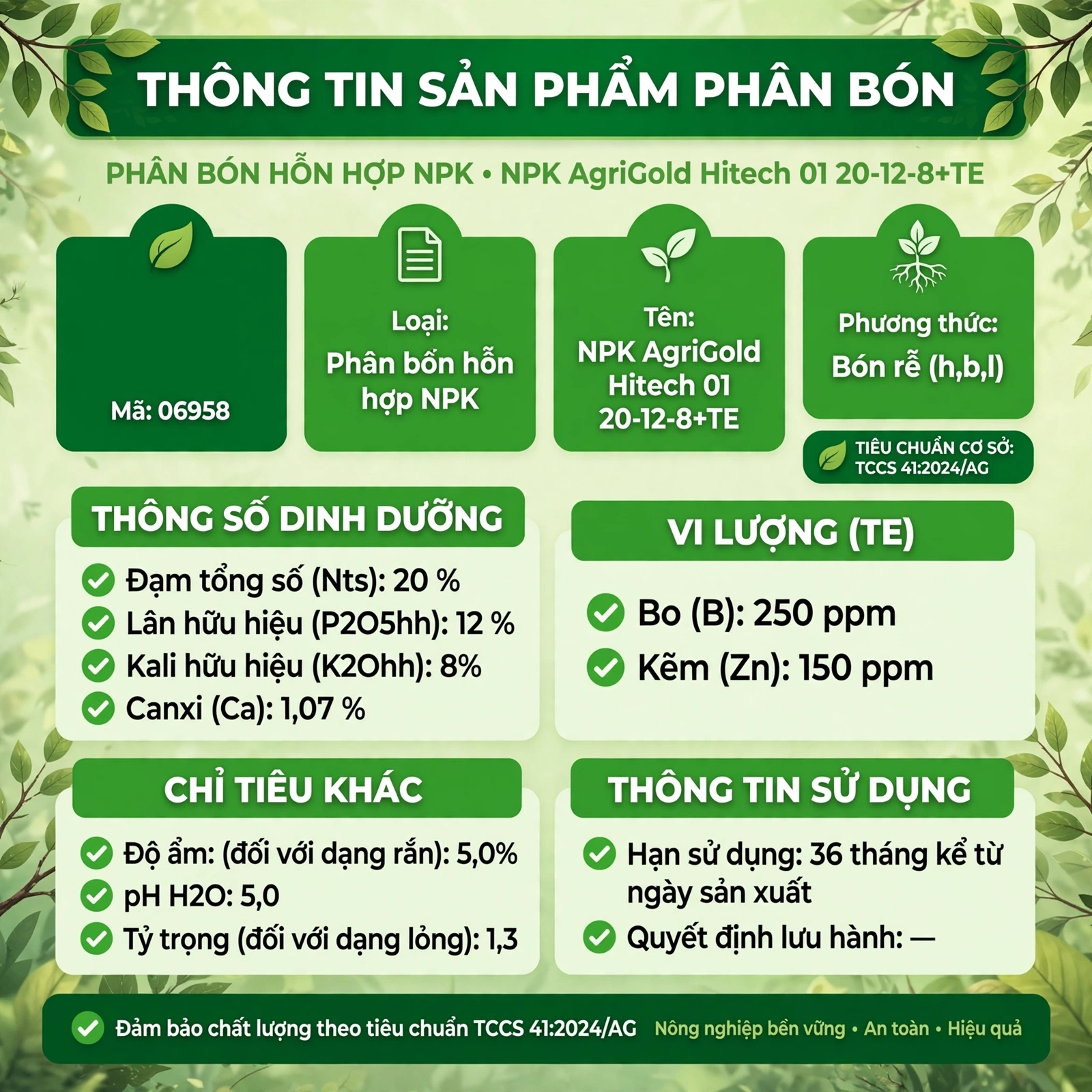 phân bón trung lượng canxi magie